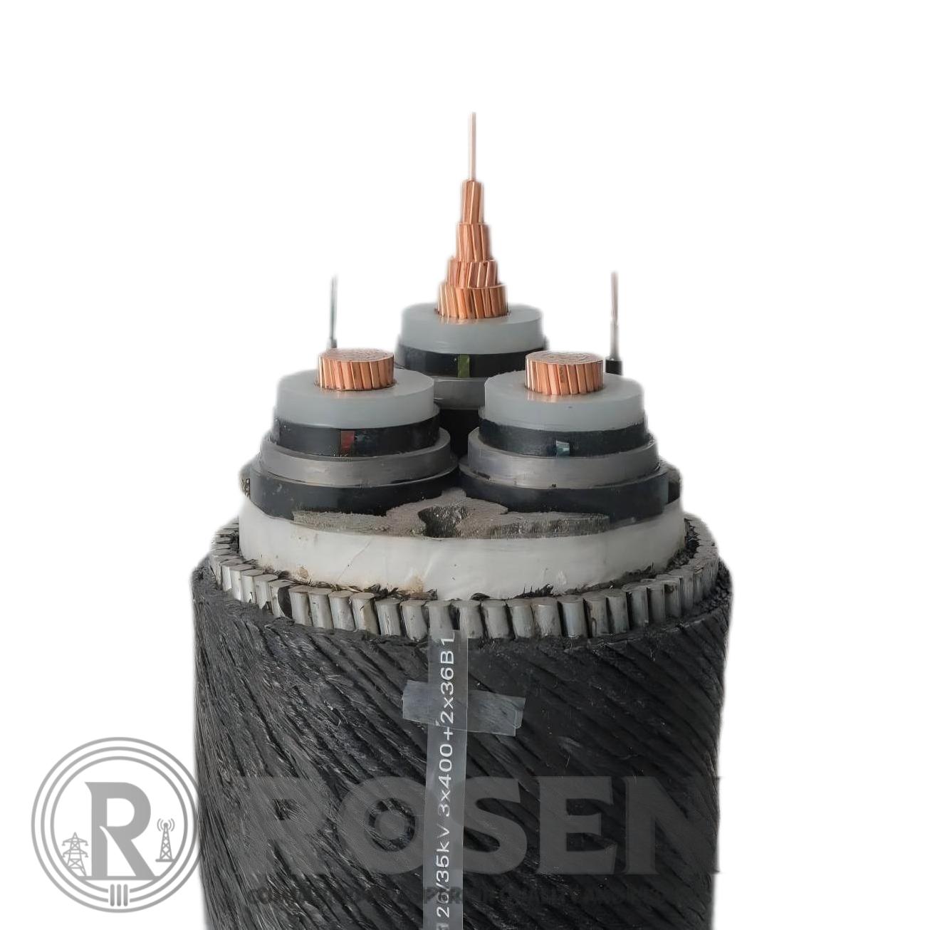 THREE-CORE CABLES WITH LEAD SHEATH